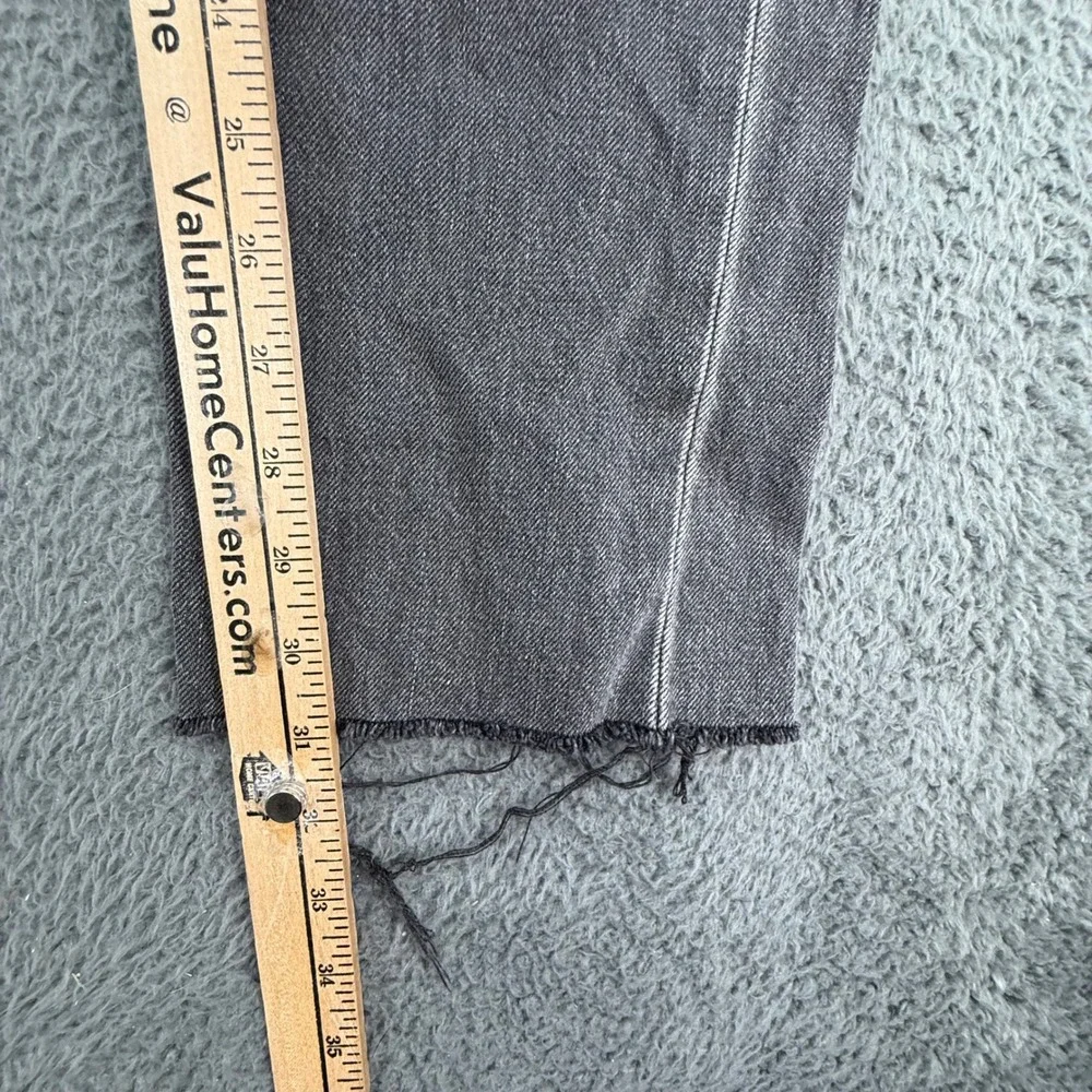 Levi's‎ 501 Original Fit Jeans Mens 29x32 Faded Black Grey Raw Hem 12501-0398